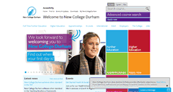 Desktop Screenshot of newcollegedurham.ac.uk